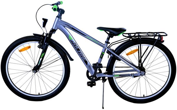 Volare Cross Kinderfiets - Jongens - 24 inch - donker Grijs Volare Cross Kinderfiets - Jongens - 24 inch - donker Grijs