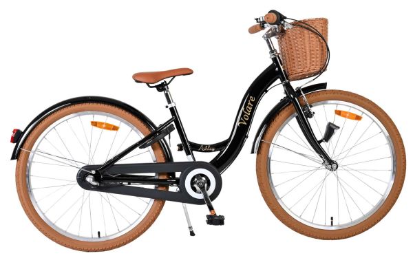 Volare Ashley Kinderfiets - Meisjes - 24 inch - Zwart - Nexus 3