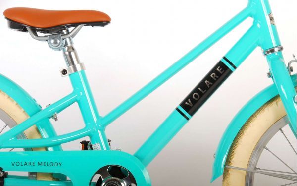 Volare Melody Kinderfiets - Meisjes - 16 inch - Turquoise - Prime Collection Volare Melody Kinderfiets - Meisjes - 16 inch - Turquoise - Prime Collection