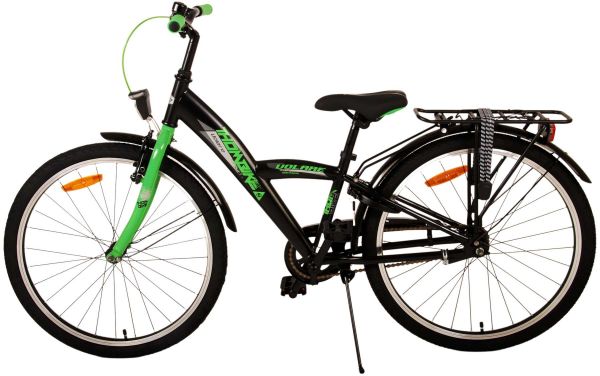Volare Thombike Kinderfiets - Jongens - 24 inch - Zwart Groen Volare Thombike Kinderfiets - Jongens - 24 inch - Zwart Groen