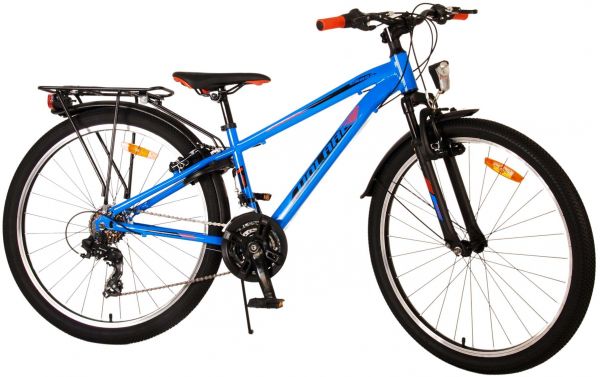 Volare Cross Kinderfiets - Jongens - 26 inch - Blauw - 21 versnellingen - Twee handremmen