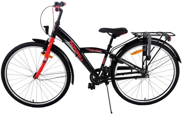 Volare Thombike Kinderfiets - Jongens - 26 inch - Zwart Rood - Shimano Nexus 3