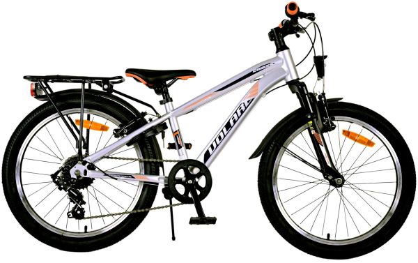 Volare Cross Kinderfiets - Jongens - 20 inch - Zilver - 6 versnellingen