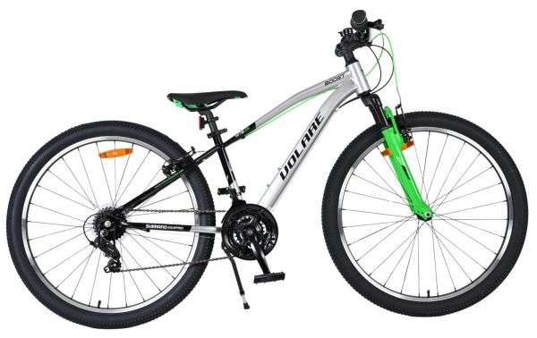 Volare Boost Kinderfiets - 26 inch - Zilver/Groen - 21 Speed