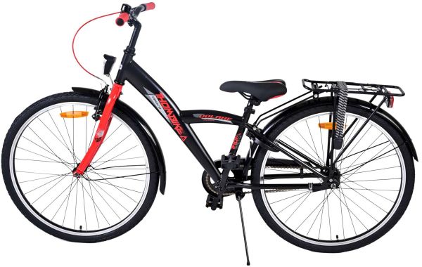 Volare Thombike Kinderfiets - Jongens - 26 inch - Zwart Rood Volare Thombike Kinderfiets - Jongens - 26 inch - Zwart Rood