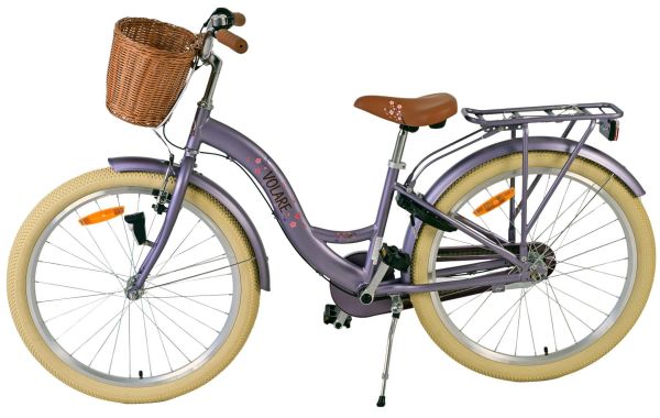 Volare Blossom Kinderfiets - Meisjes - 24 inch - Paars - 3 Versnellingen