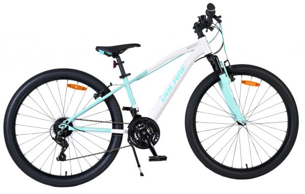 Volare Boost Kinderfiets - 26 inch - 21 speed - Wit/Mintgroen