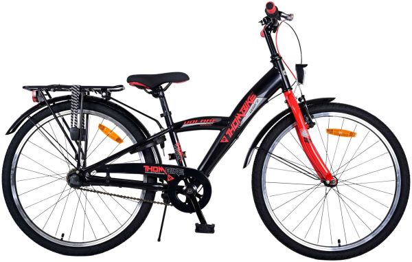 Volare Thombike Kinderfiets - Jongens - 24 inch - Rood - 3 versnellingen