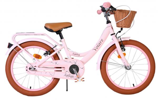 Volare Ashley Kinderfiets - Meisjes - 18 inch - Roze - Twee handremmen
