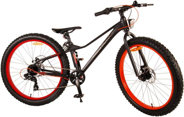 Volare Gradient Kinderfiets - Jongens - 26 inch - Zwart Oranje - 7 versnellingen