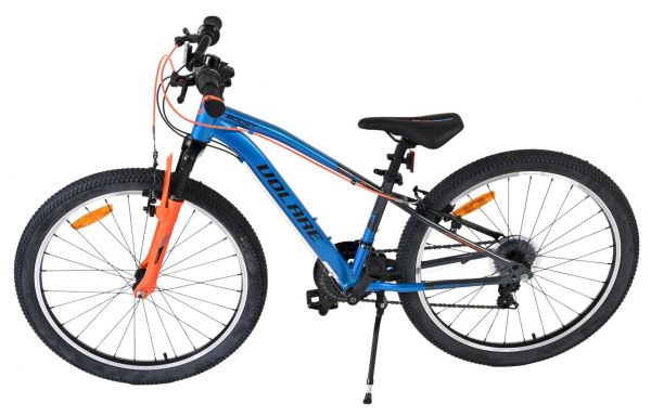Volare Boost Kinderfiets - 24 inch - Blauw Oranje - 21 versnellingen