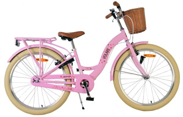 Volare Blossom Kinderfiets - Meisjes - 24 inch - Roze - Twee handremmen