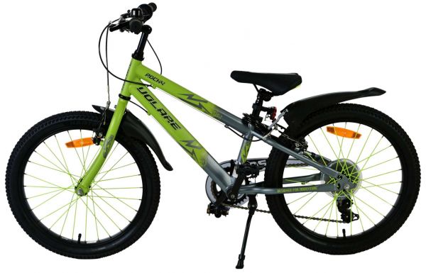 Volare Rocky Kinderfiets - 20 inch - 7 speed - Groen/Grijs