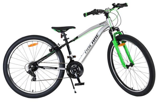 Volare Boost Kinderfiets - 26 inch - Zilver/Groen - 21 Speed
