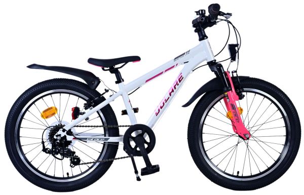 Volare XC Race Kinderfiets - 20 inch - 7 speed - Wit Roze