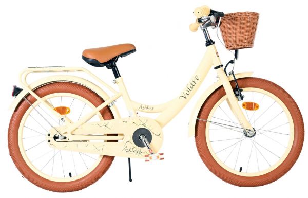 Volare Ashley Kinderfiets - Meisjes - 18 inch - Creme