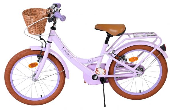 Volare Ashley Kinderfiets - Meisjes - 18 inch - Lila - Twee handremmen