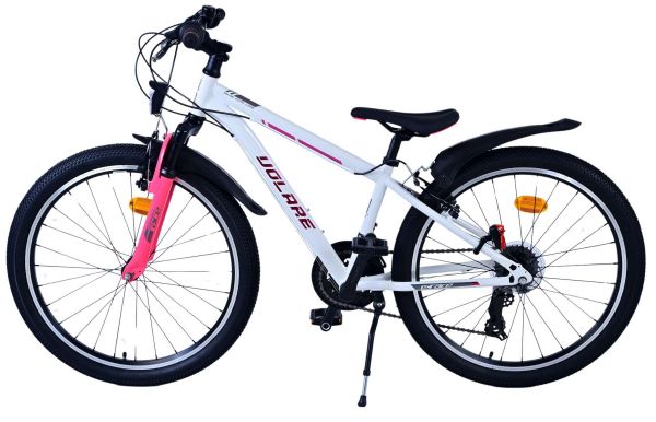 Volare XC Race Kinderfiets - 24 inch - Wit Roze - 21 versnellingen