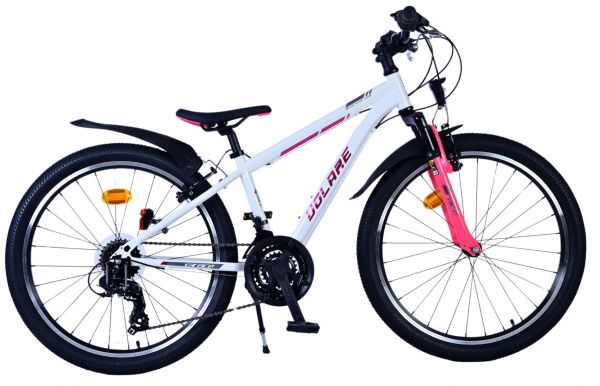 Volare XC Race Kinderfiets - 24 inch - 21 speed - Wit Roze