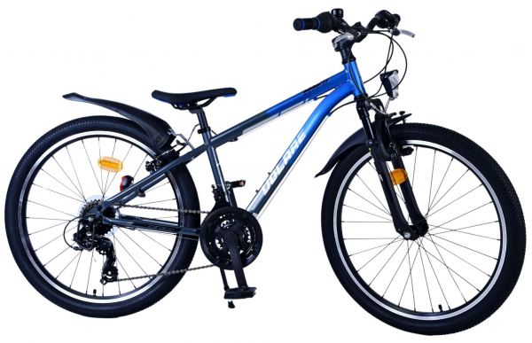 Volare XC Race Kinderfiets - 24 inch - Blauw Grijs - 21 versnellingen