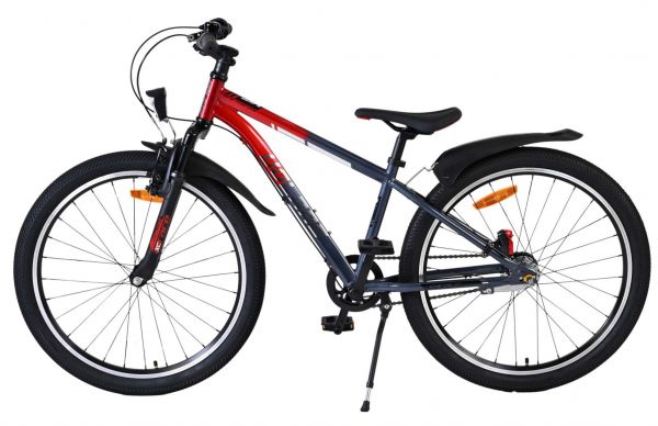 Volare XC Race Kinderfiets - 24 inch - Rood Grijs - Shimano Nexus 3