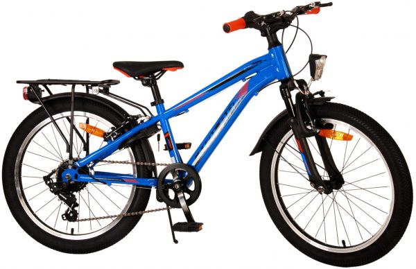 Volare Cross Kinderfiets - Jongens - 20 inch - Blauw - 6 versnellingen Volare Cross Kinderfiets - Jongens - 20 inch - Blauw - 6 versnellingen