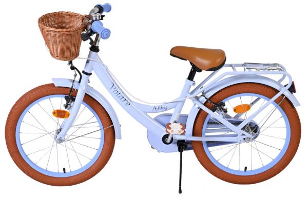Volare Ashley Kinderfiets - Meisjes - 18 inch - Pastel Blauw - Twee handremmen