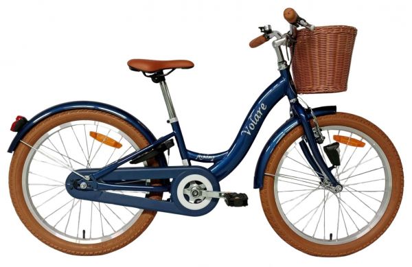 Volare Ashley Kinderfiets - Meisjes - 20 inch - Donkerblauw