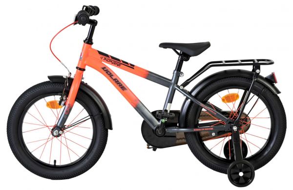 Volare Thombike Kinderfiets - Jongens - 16 inch - Oranje Grijs