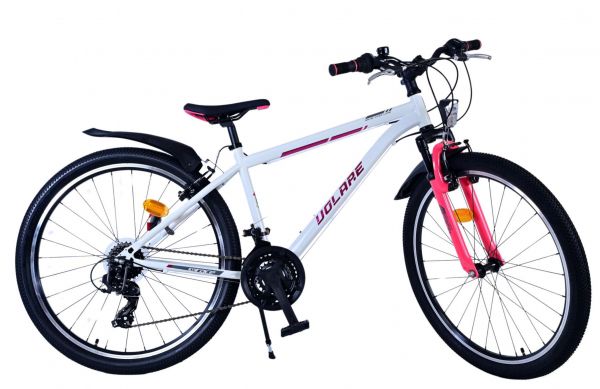 Volare XC Race Kinderfiets - 26 inch - Wit Roze - 21 versnellingen