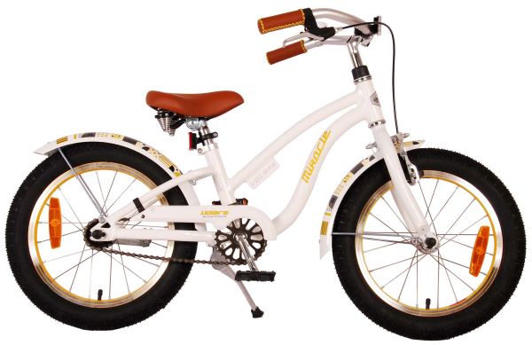 Volare Miracle Cruiser Kinderfiets - Meisjes - 16 inch - Wit - Prime Collection