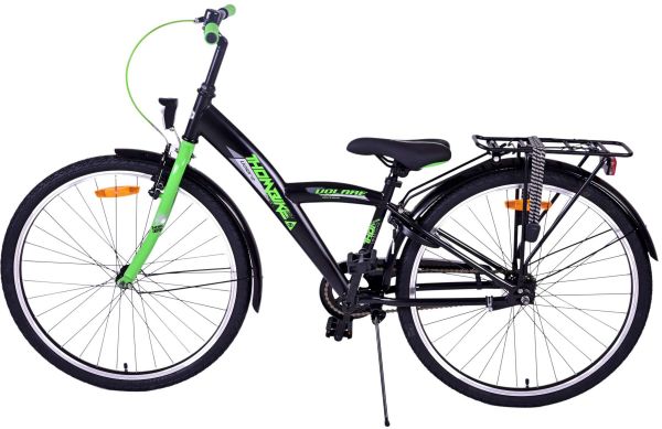 Volare Thombike Kinderfiets - Jongens - 26 inch - Zwart Groen Volare Thombike Kinderfiets - Jongens - 26 inch - Zwart Groen