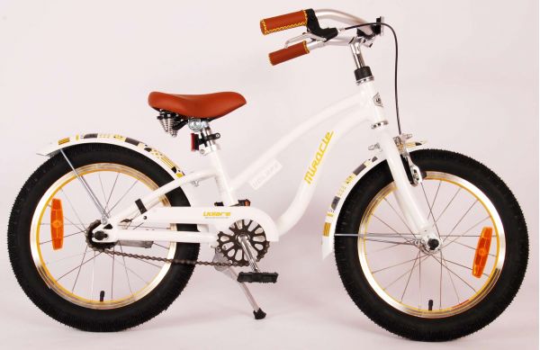 Volare Miracle Cruiser Kinderfiets - Meisjes - 16 inch - Wit - Prime Collection