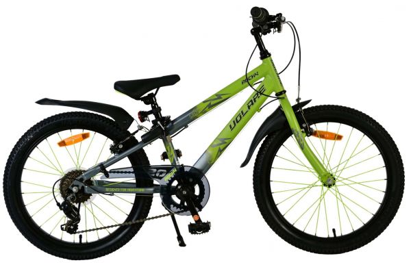 Volare Rocky Kinderfiets - 20 inch - 7 speed - Groen/Grijs