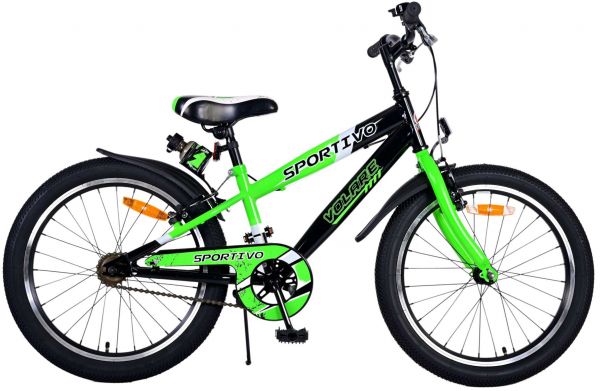 Volare Sportivo Kinderfiets - Jongens - 20 inch - Groen - Twee handremmen