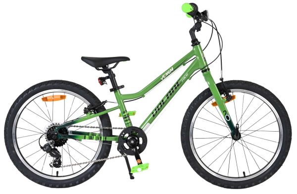 Volare Venom Kinderfiets - Jongens - 20 inch - Groen - 6 Speed - Twee handremmen