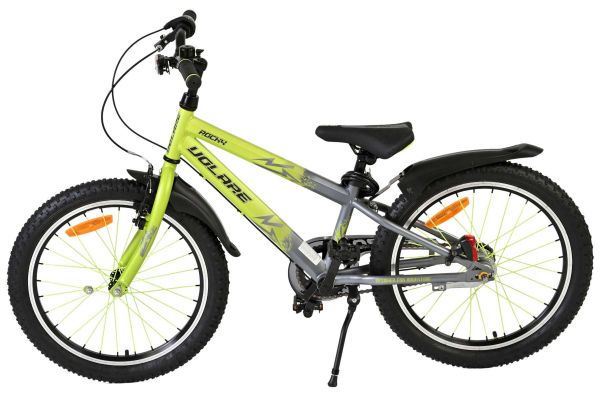 Volare Rocky Kinderfiets - 20 inch - 3 speed - Groen/Grijs