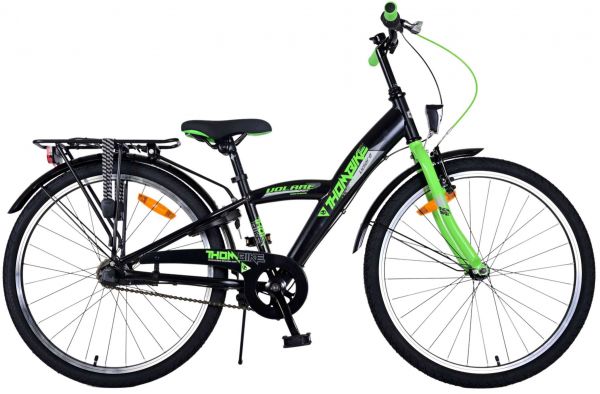 Volare Thombike Kinderfiets - Jongens - 24 inch - Groen Zwart - 3 versnellingen