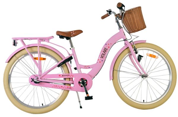 Volare Blossom Kinderfiets - Meisjes - 24 inch - Roze - Shimano Nexus 3