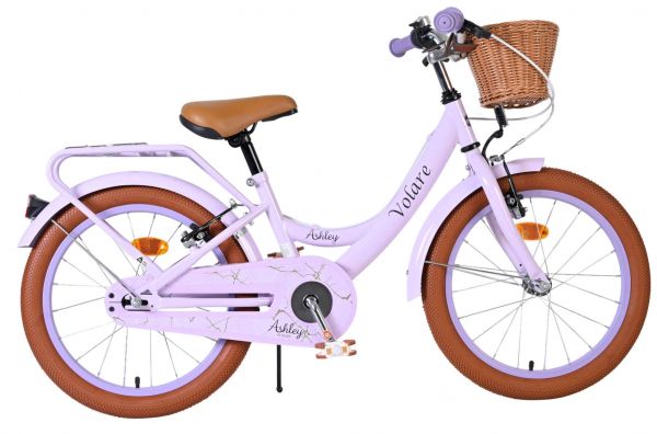 Volare Ashley Kinderfiets - Meisjes - 18 inch - Lila - Twee handremmen