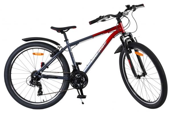 Volare XC Race Kinderfiets - 26 inch - Rood Grijs - 21 versnellingen