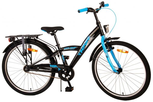 Volare Thombike Kinderfiets - Jongens - 24 inch - Zwart Blauw Volare Thombike Kinderfiets - Jongens - 24 inch - Zwart Blauw