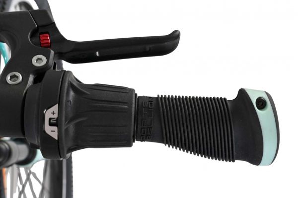 Volare Boost Kinderfiets - 24 inch - Wit/Mintgroen - 21 Speed