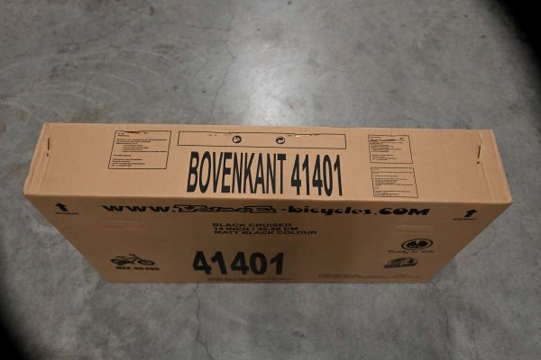 Volare Black Cruiser Kinderfiets - Jongens - 14 inch - Zwart - 95% afgemonteerd