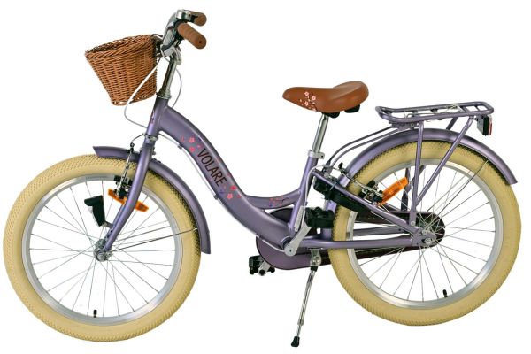 Volare Blossom Kinderfiets - Meisjes - 20 inch - Paars - Twee handremmen