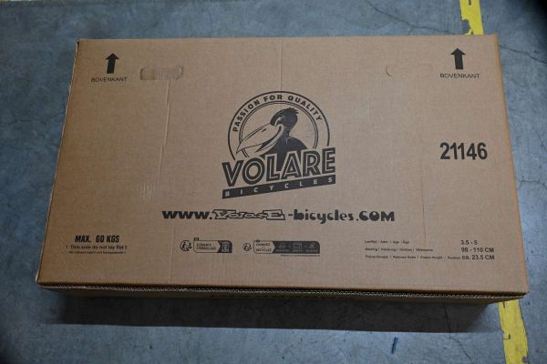 Volare Excellent Kinderfiets - Meisjes - 14 inch - Zwart