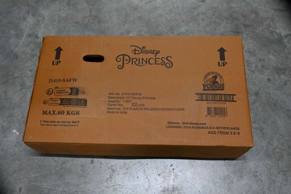 Disney Princess Kinderfiets - Meisjes - 14 inch - Roze - Twee handremmen