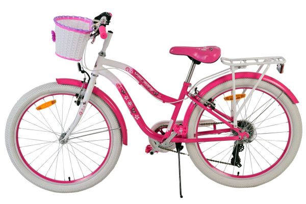 Volare Lovely Kinderfiets - Meisjes - 24 inch - Roze - 7 Versnellingen Volare Lovely Kinderfiets - Meisjes - 24 inch - Roze - 7 Versnellingen