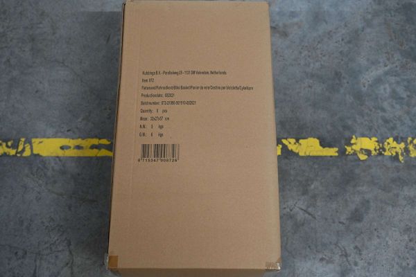 Volare Gevlochten Rieten Fietsmand - Klein - Zwart Volare Gevlochten Rieten Fietsmand - Klein - Zwart