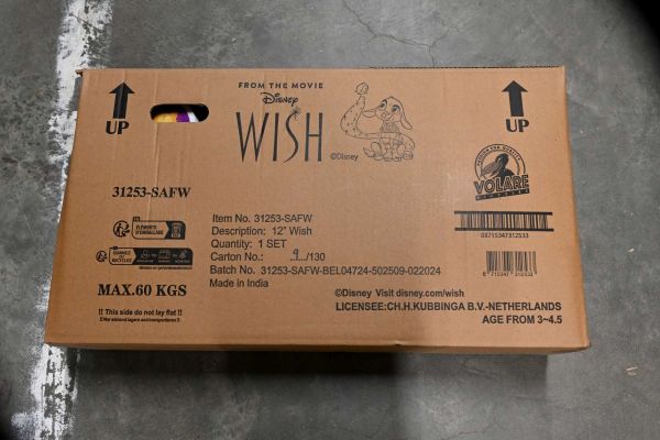 Disney Wish Kinderfiets - Meisjes - 12 inch - Paars - Twee Handremmen